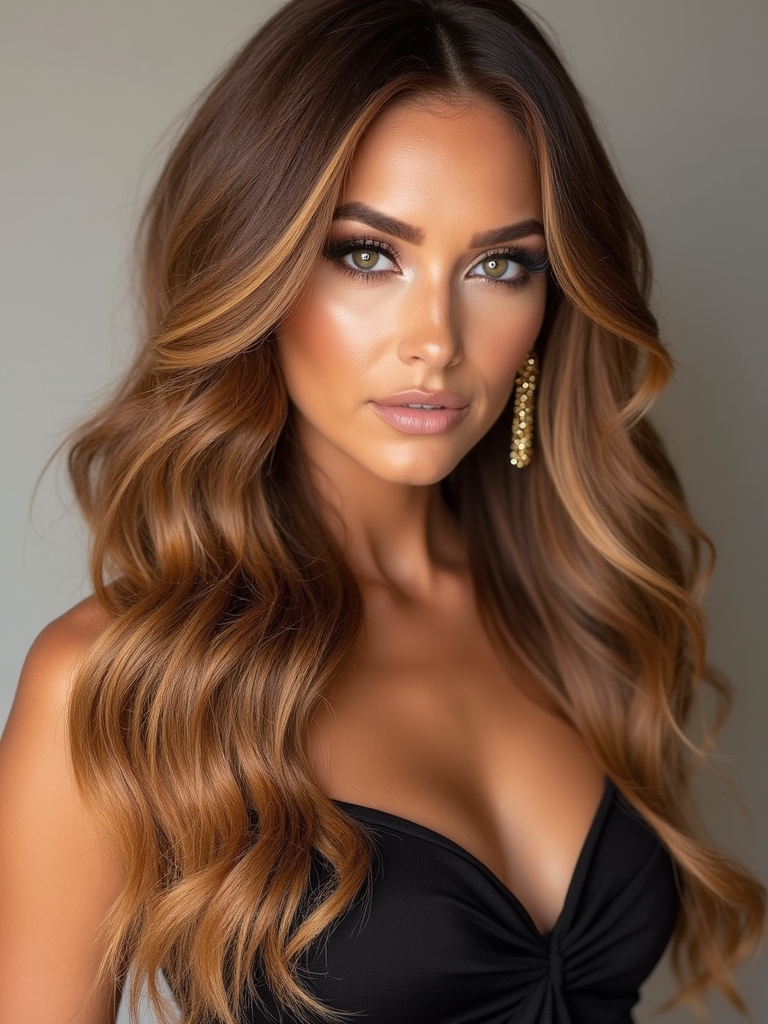 accessorize honey brown hair