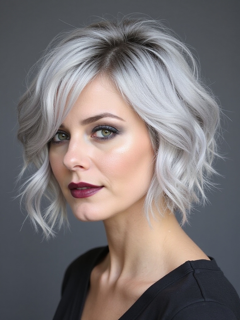 balancing volume and bangs