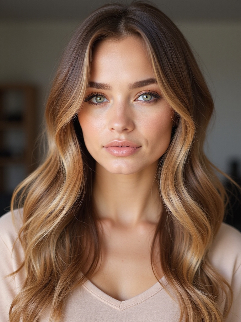 balayage and gloss treatment
