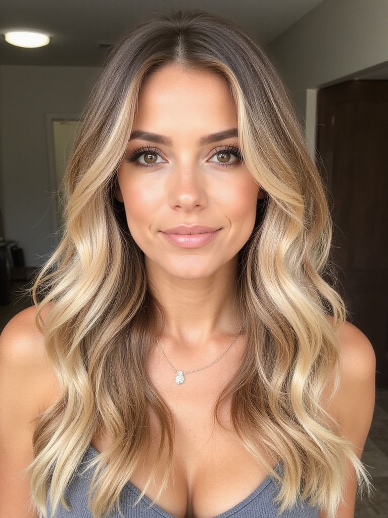 blonde highlights for autumn