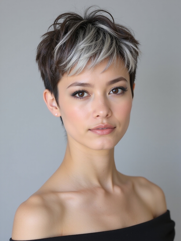 bold edgy chic hairstyle