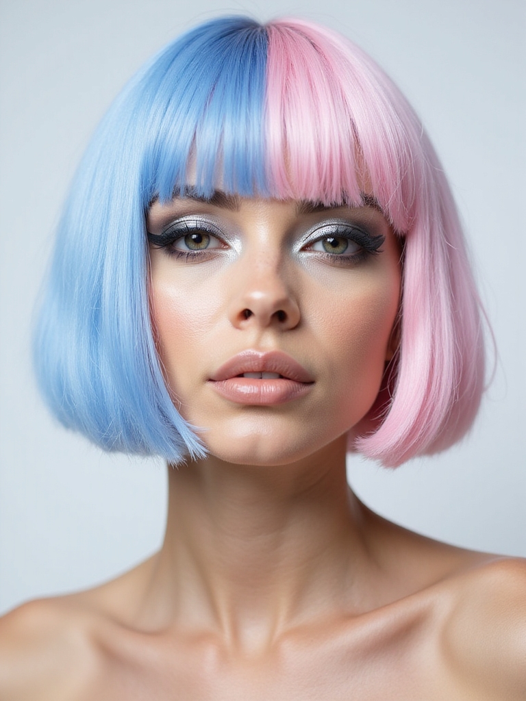 bold pink blue fashion pairings