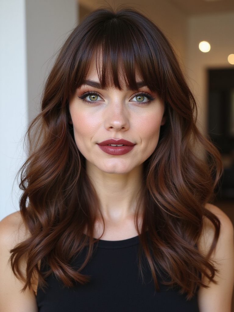 bold statement through bangs