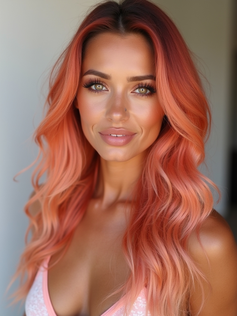 bold vibrant hair transformation
