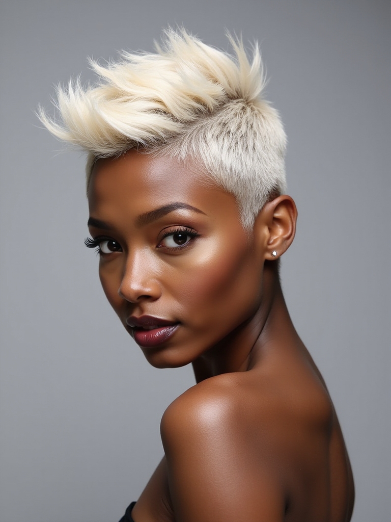 bold vibrant pixie hairstyles