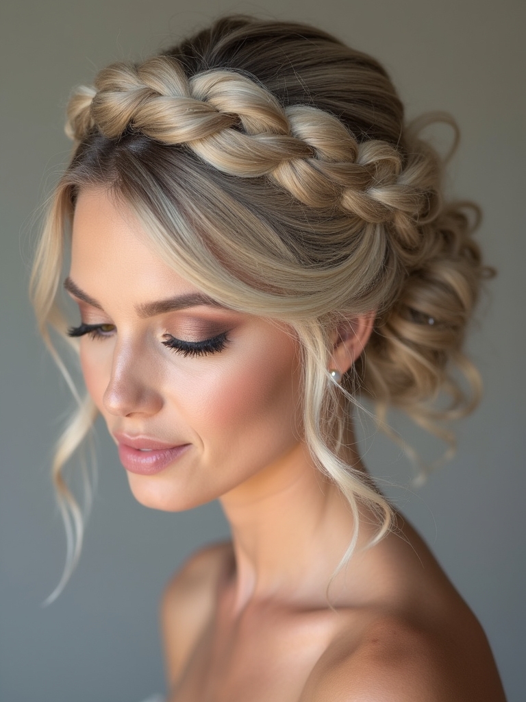 braided crown elegance versatility