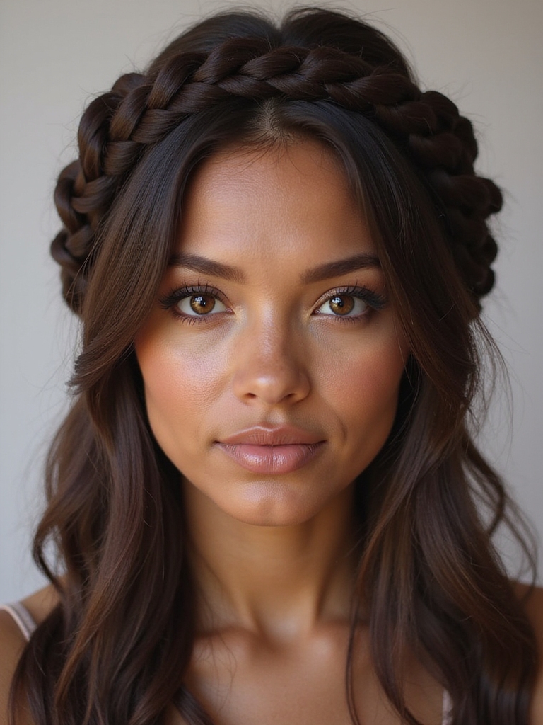 braided crown empowers confidence