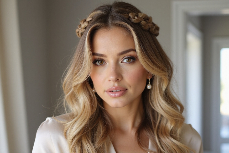 braided half up hairstyles