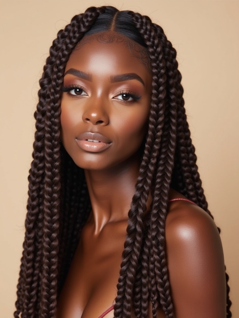 bubble braids chic healthy