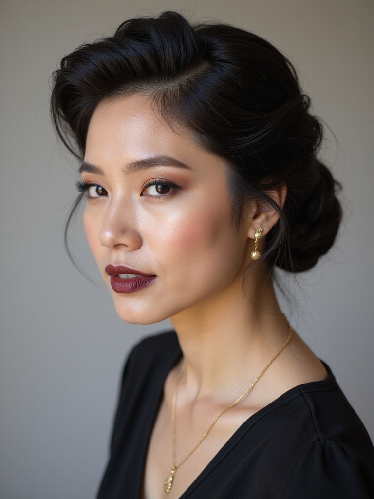 chignon elegant versatile hairstyle