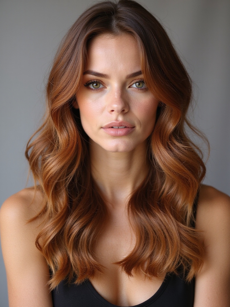 cinnamon hair color transformation