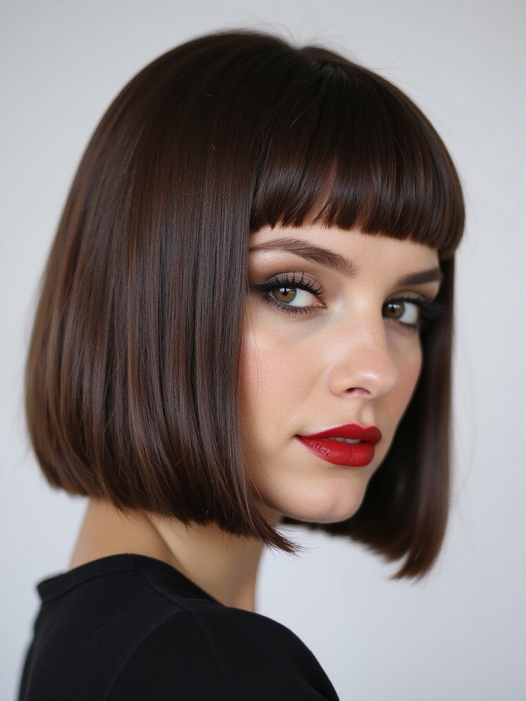 confident stylish bold bob