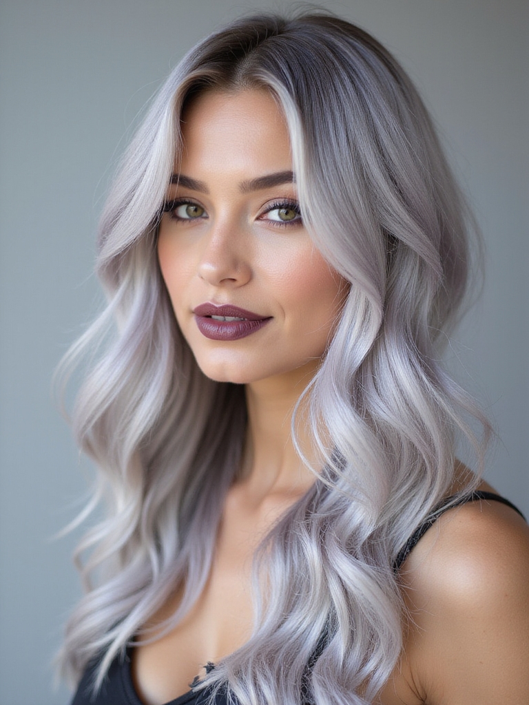 cool gray hair color