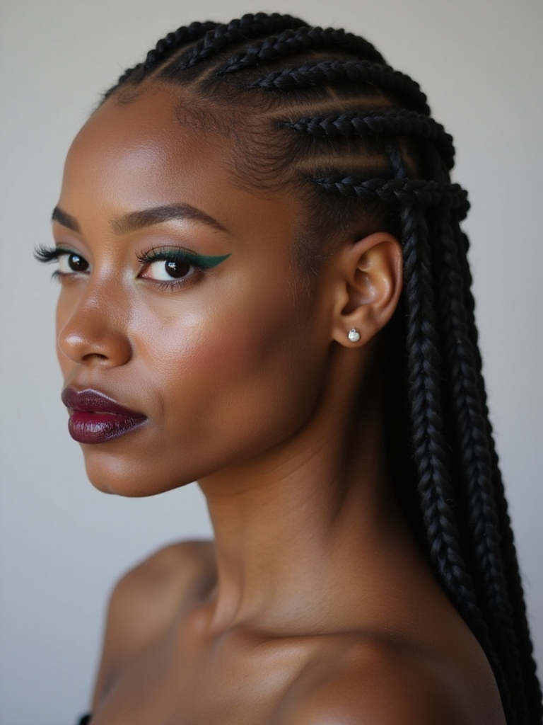 cornrows for face shapes