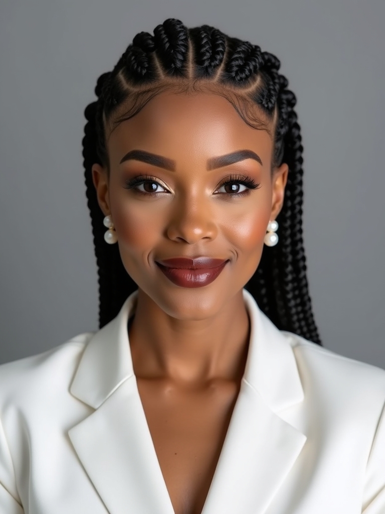 cornrows with professionalism embraced