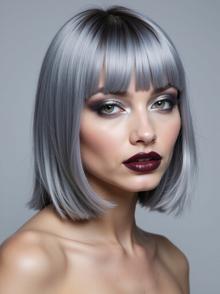 cosmic elegance in gray