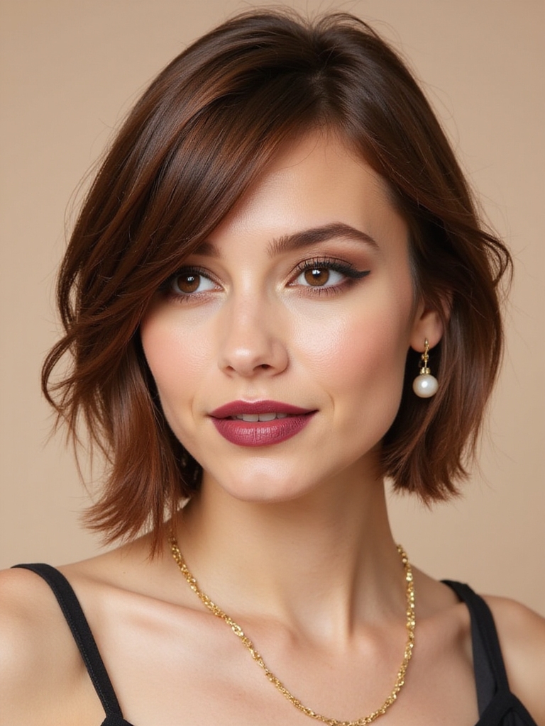 creative bob haircut accessories