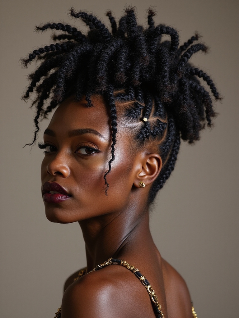 creative short cornrow hairstyles