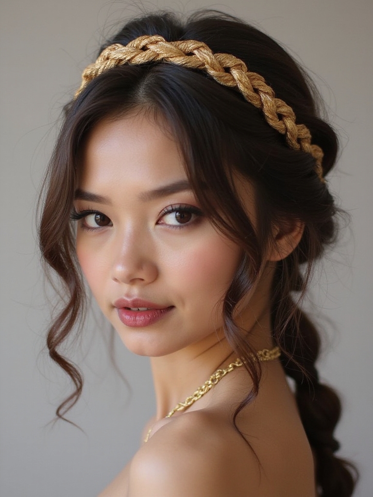 crown braid overnight elegance