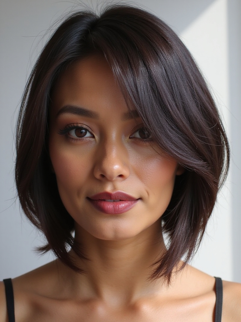 customizing angled bob hairstyle