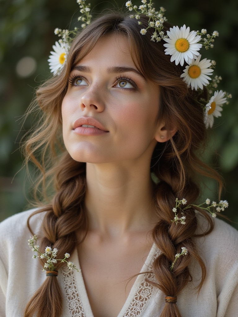 daisies in free flowing styles