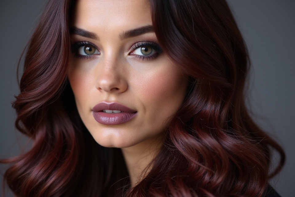 dynamic mahogany hair color