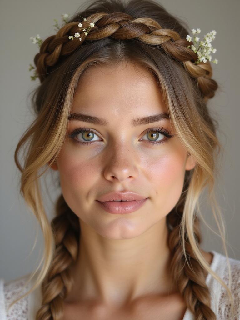 effortless boho hairstyle elegance