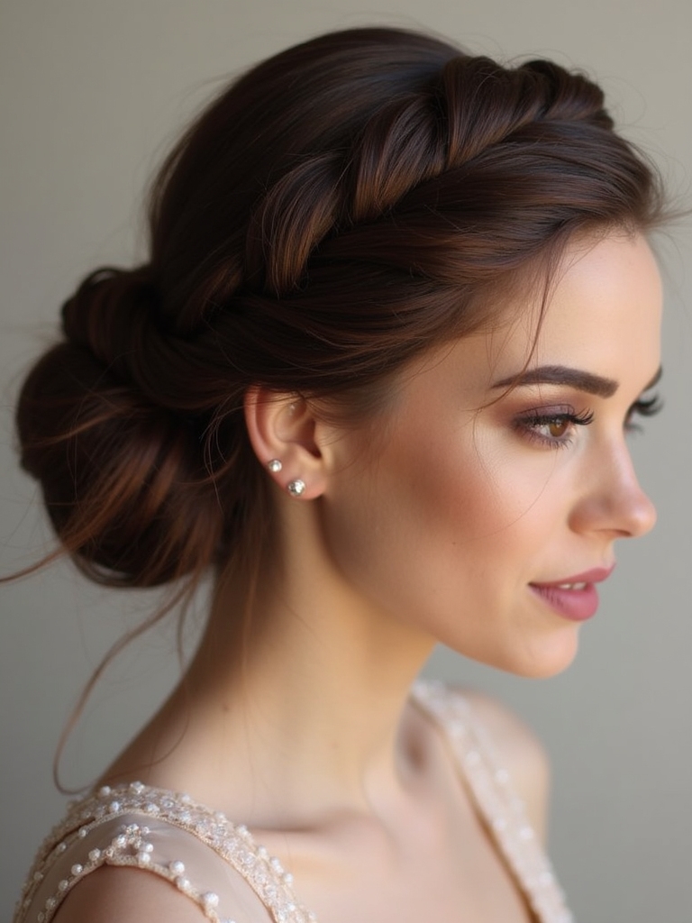 effortless chic french updo