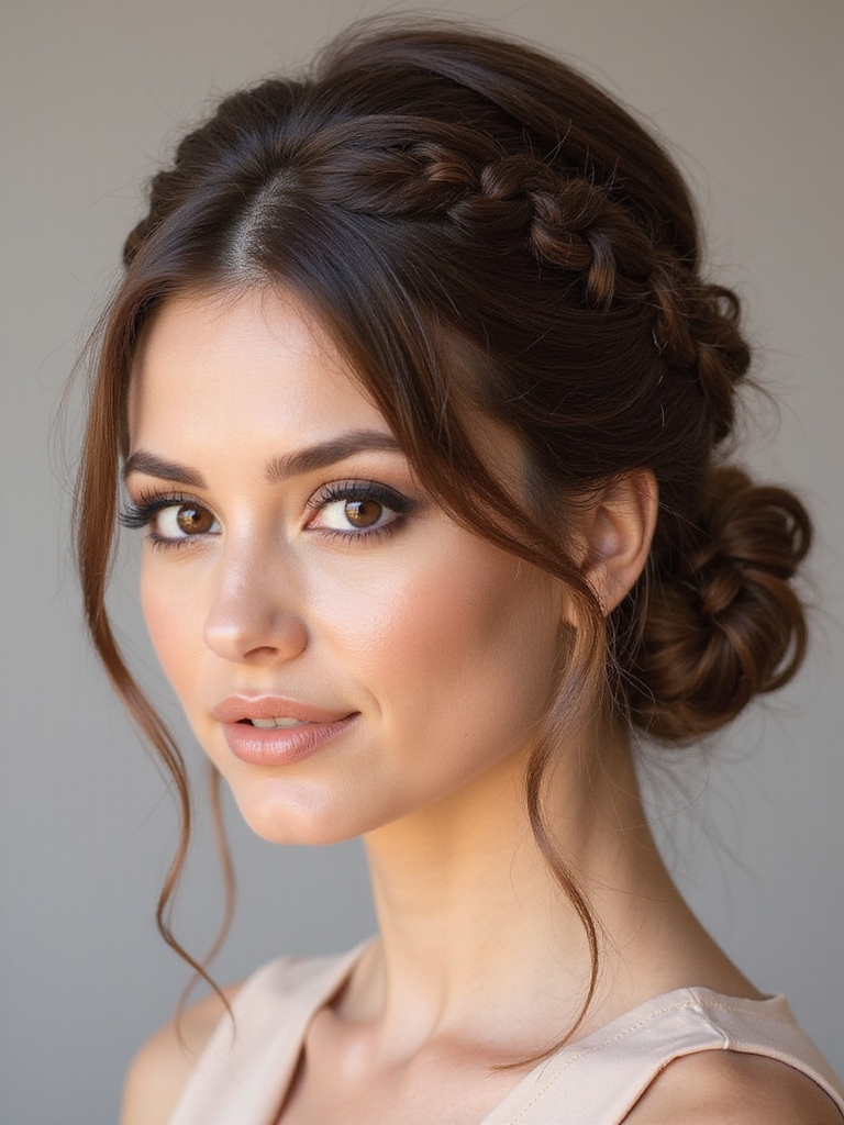 effortless chic hairstyle bun