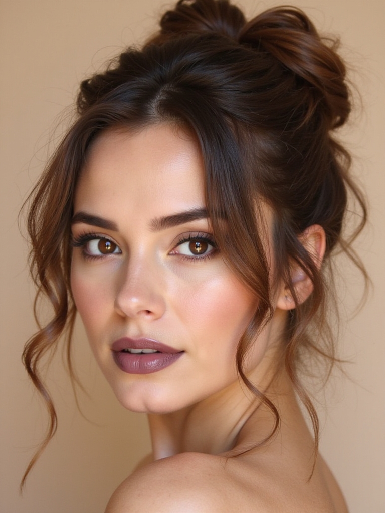 effortless chic loose bun