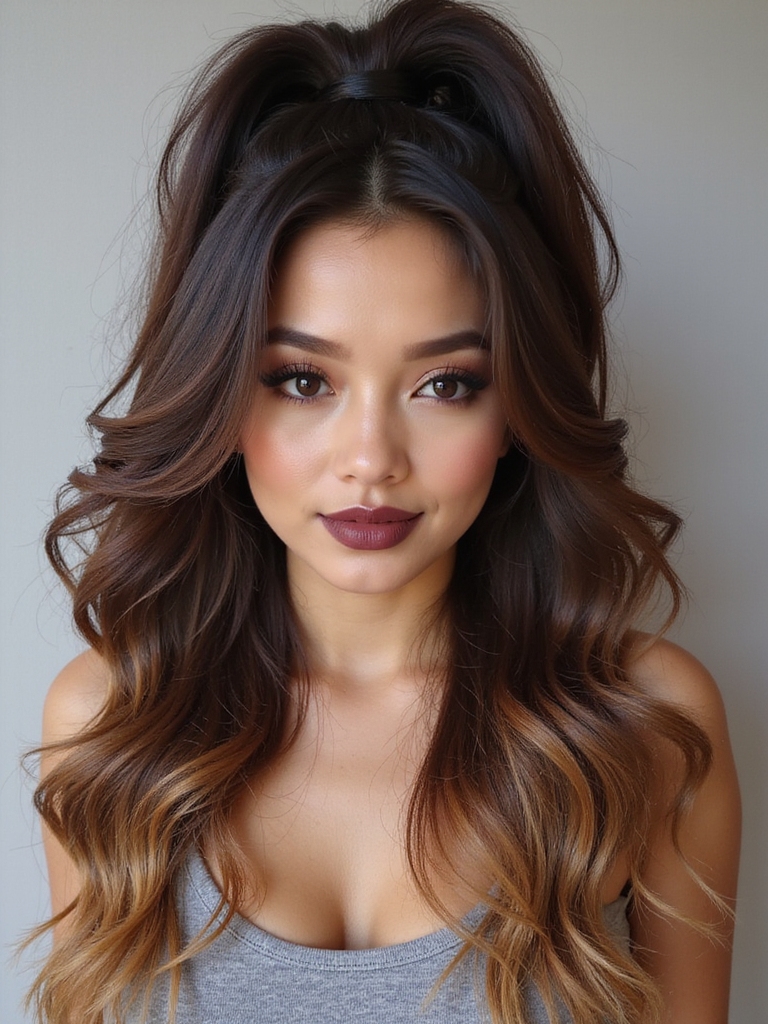 effortless chic ponytail style