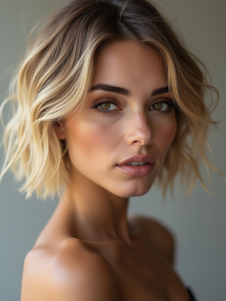 effortless chic tousled waves