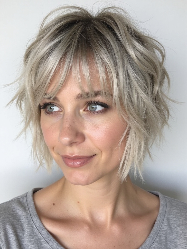 effortless edgy hair trend