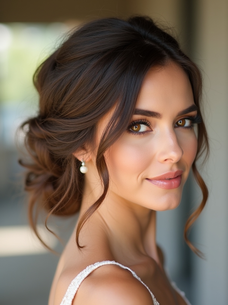 effortless elegance low chignon