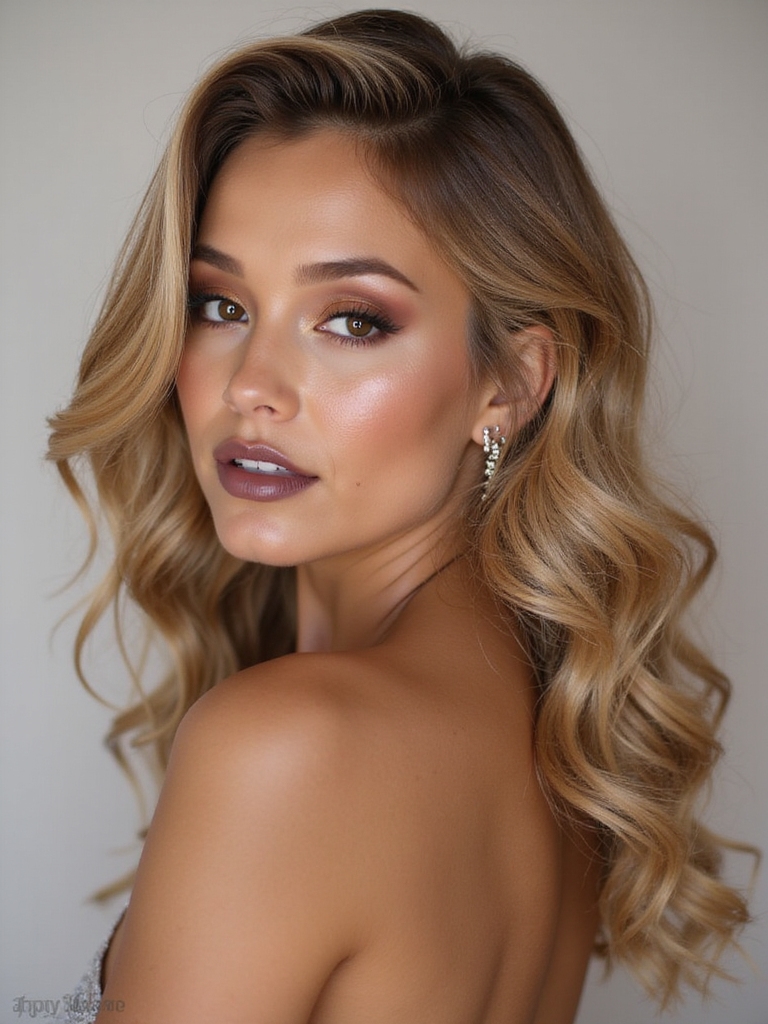 effortless glamorous loose waves