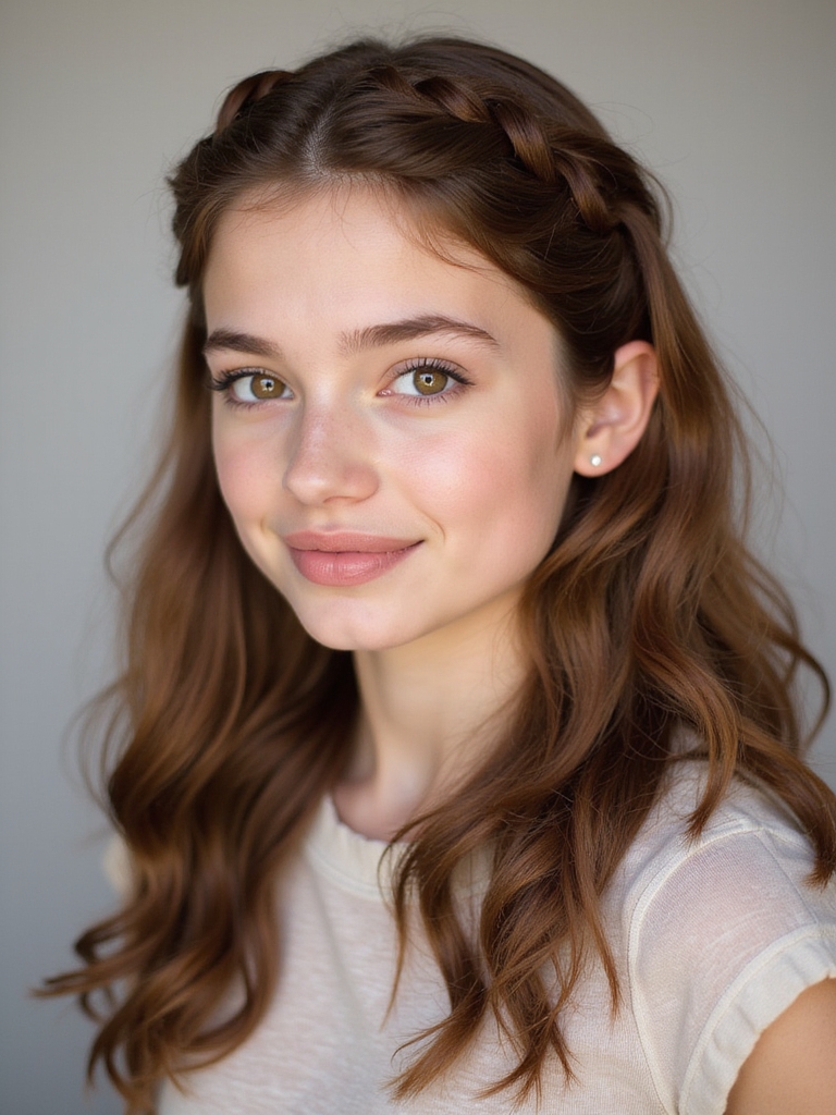 effortless twisted hair styling