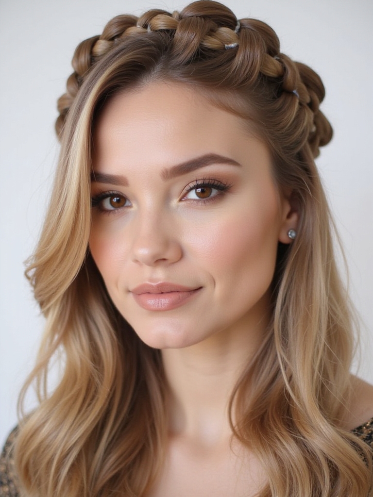 effortlessly chic bubble braids