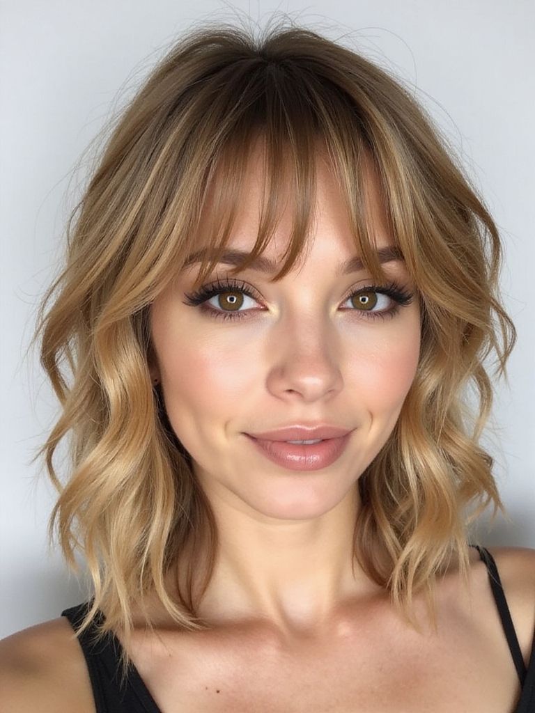 effortlessly cool shag hairstyle
