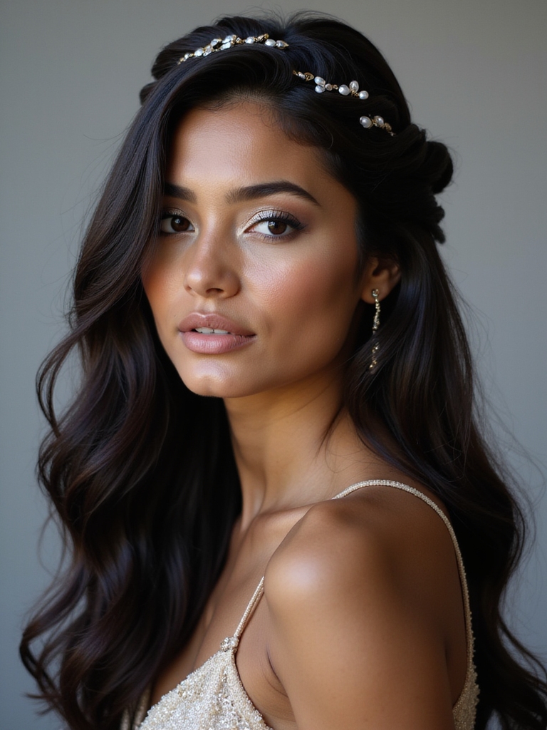 effortlessly divine moonlit hairstyle
