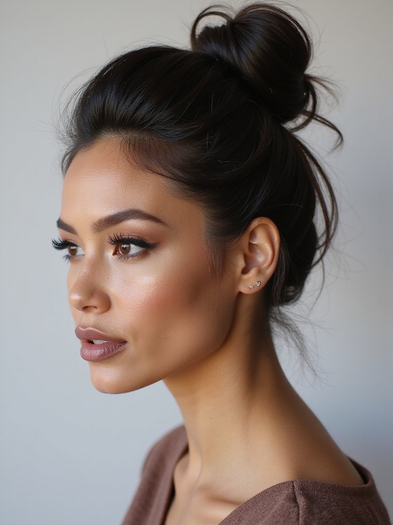 effortlessly fabulous top knot
