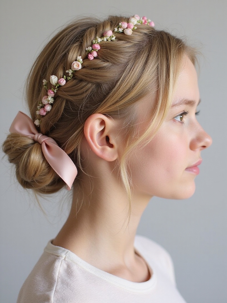 elegant braided bun tutorial