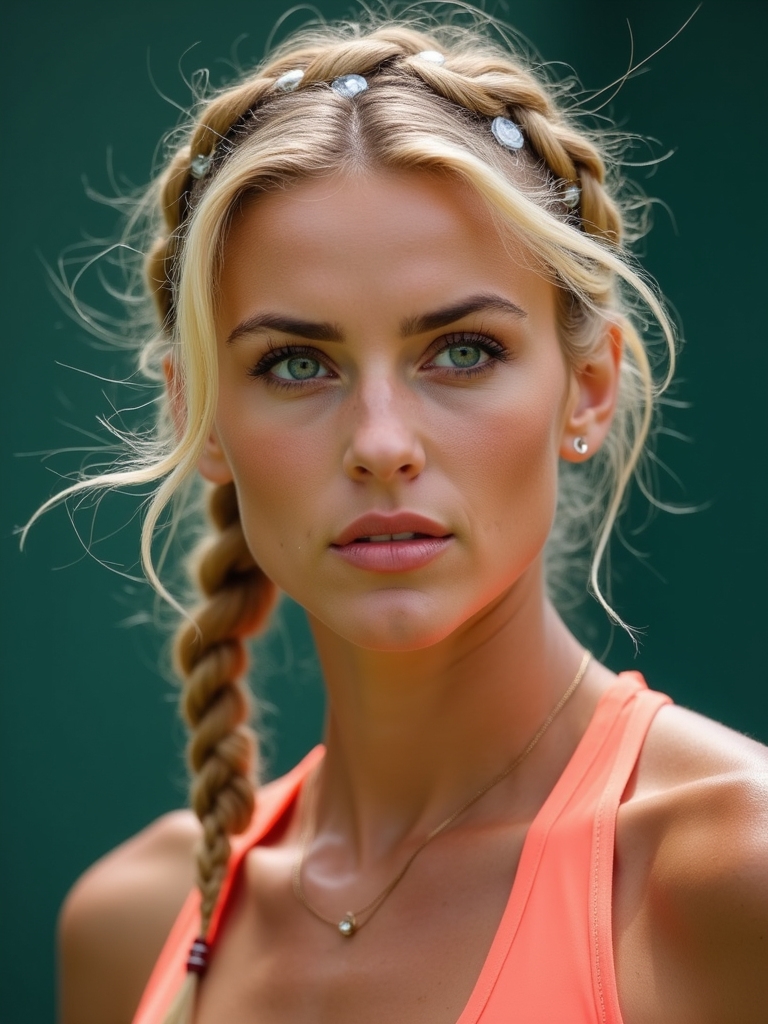 elegant practical tennis hairstyle