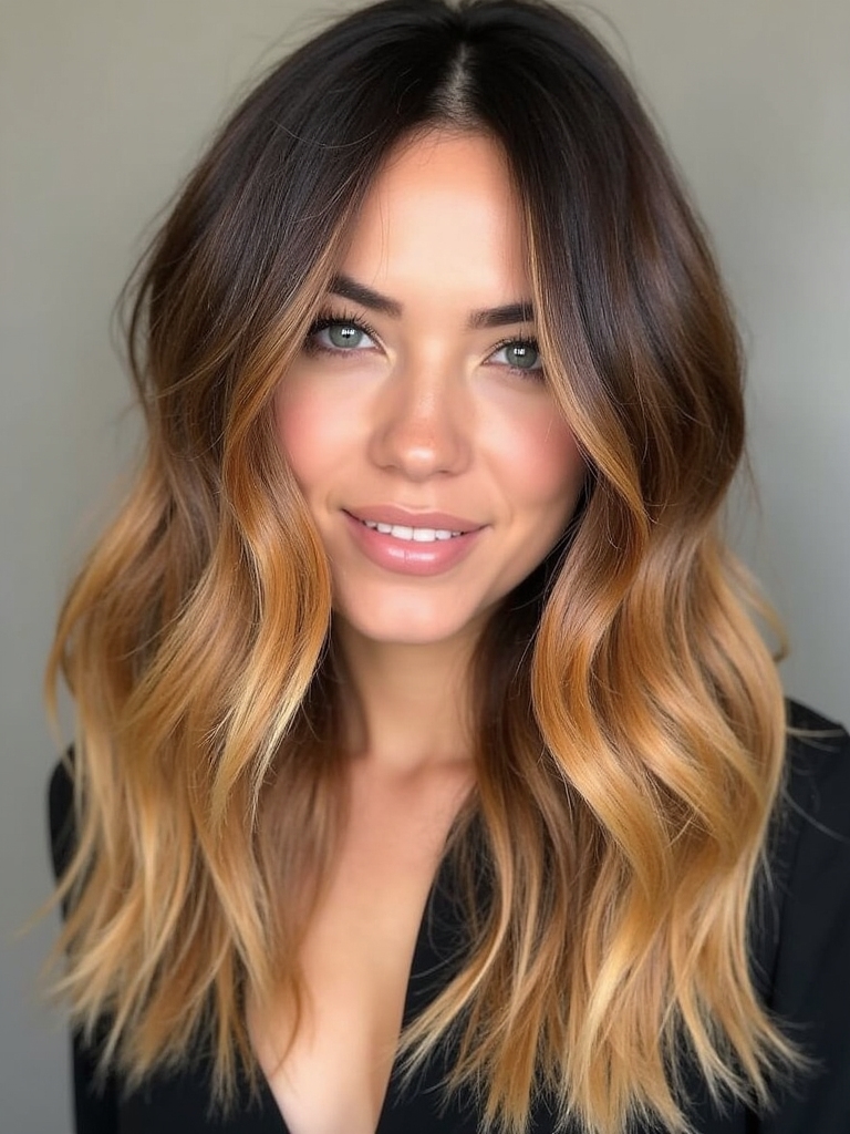 enchanting golden caramel transformation