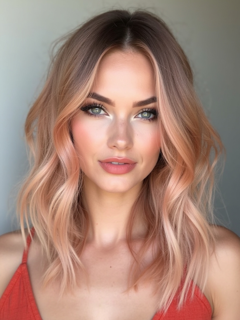 enchanting strawberry blonde hues