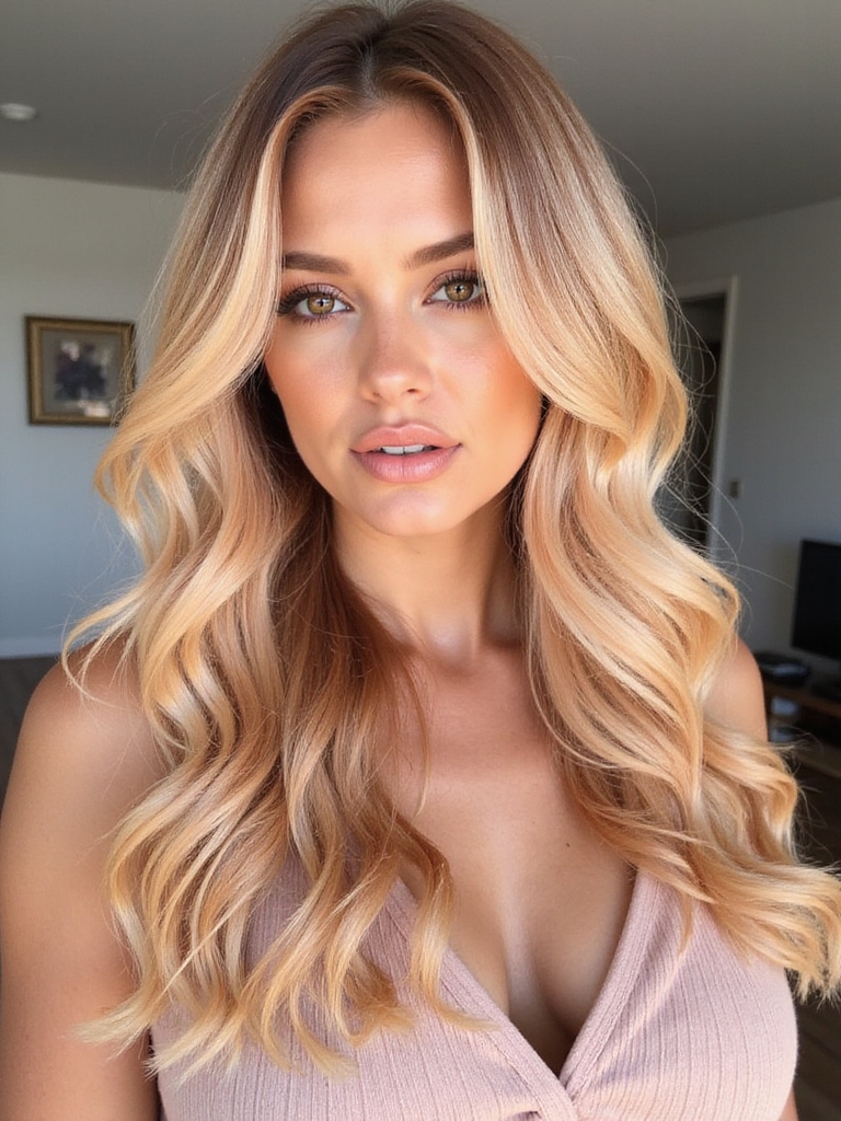 enchanting strawberry blonde textures