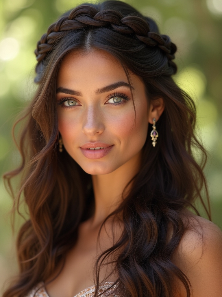 fabulously ethereal waterfall braids