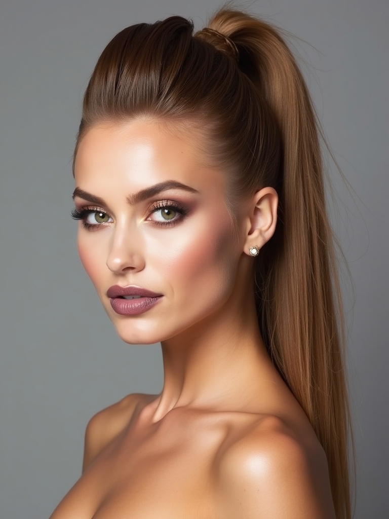 faux hawk pony tutorial
