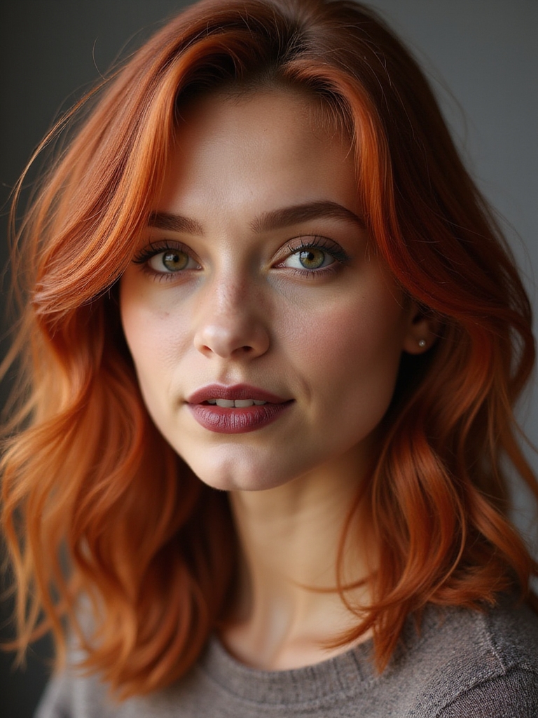 fiery red hair transformations