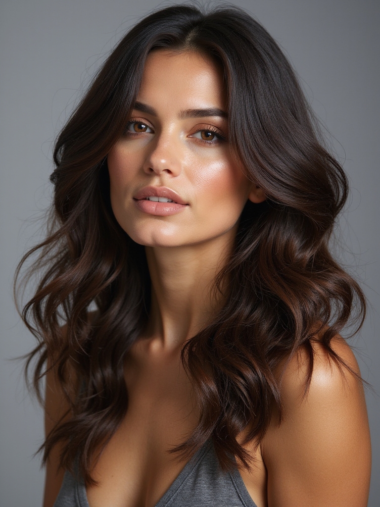 fresh shiny product free hair