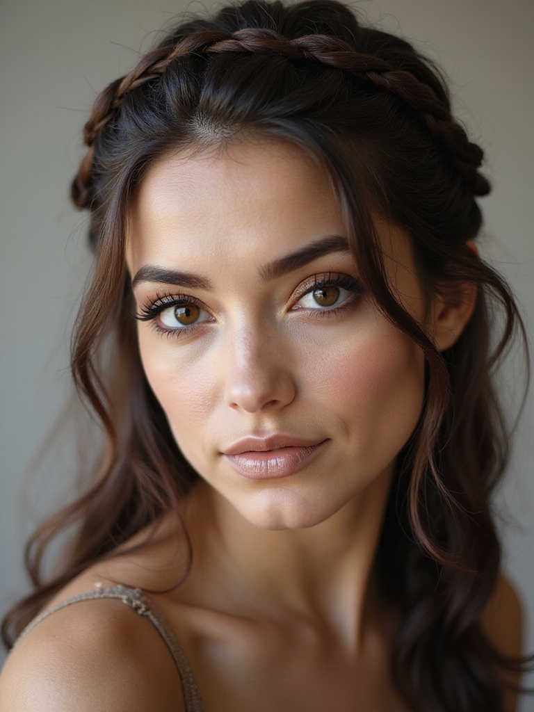 halo braid hair tutorial